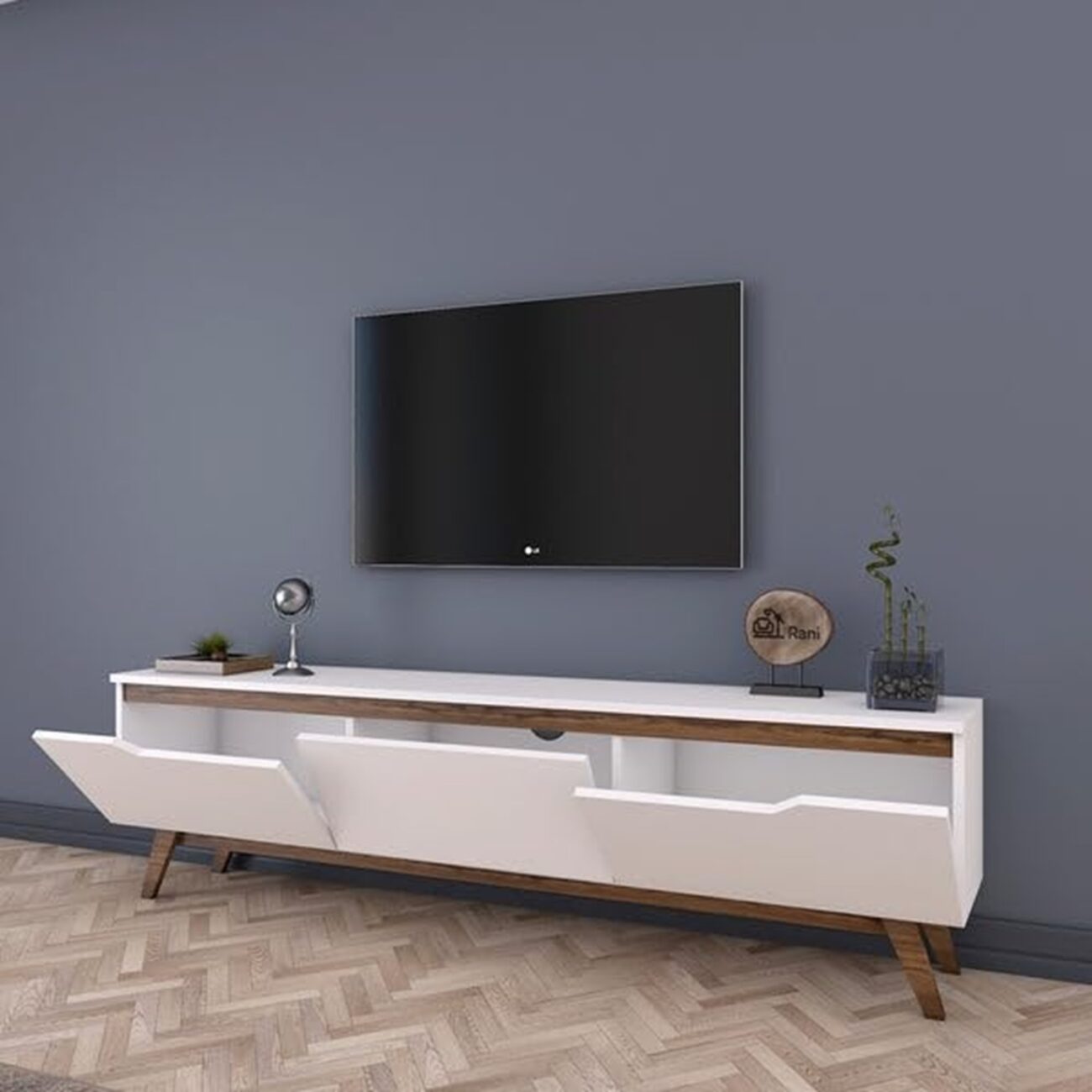 3 Door TV Console - Image 4