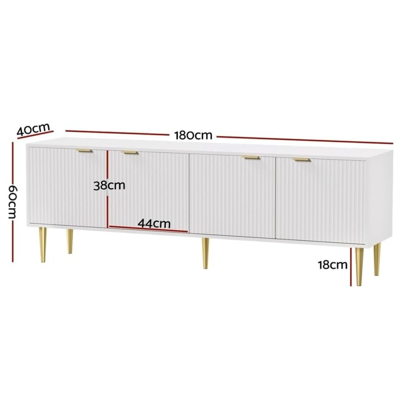 Artiss TV Unit Cabinet - Image 2