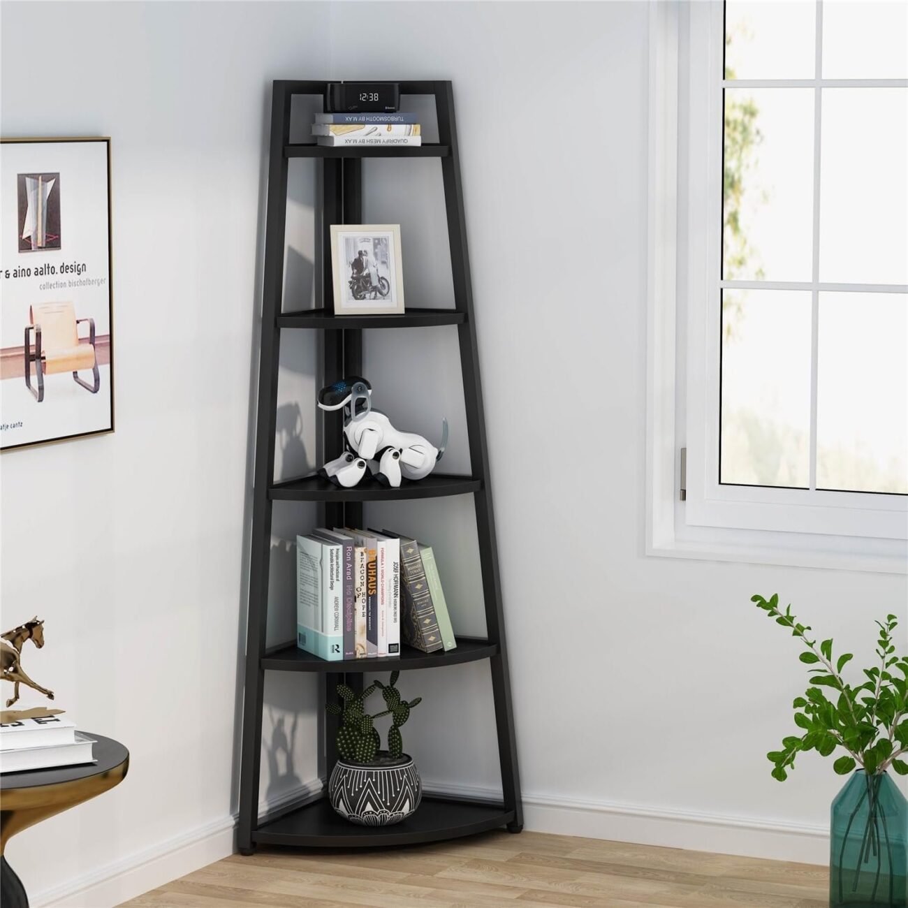 5 Tier Storage Shelf Tower Cabinet - Image 3