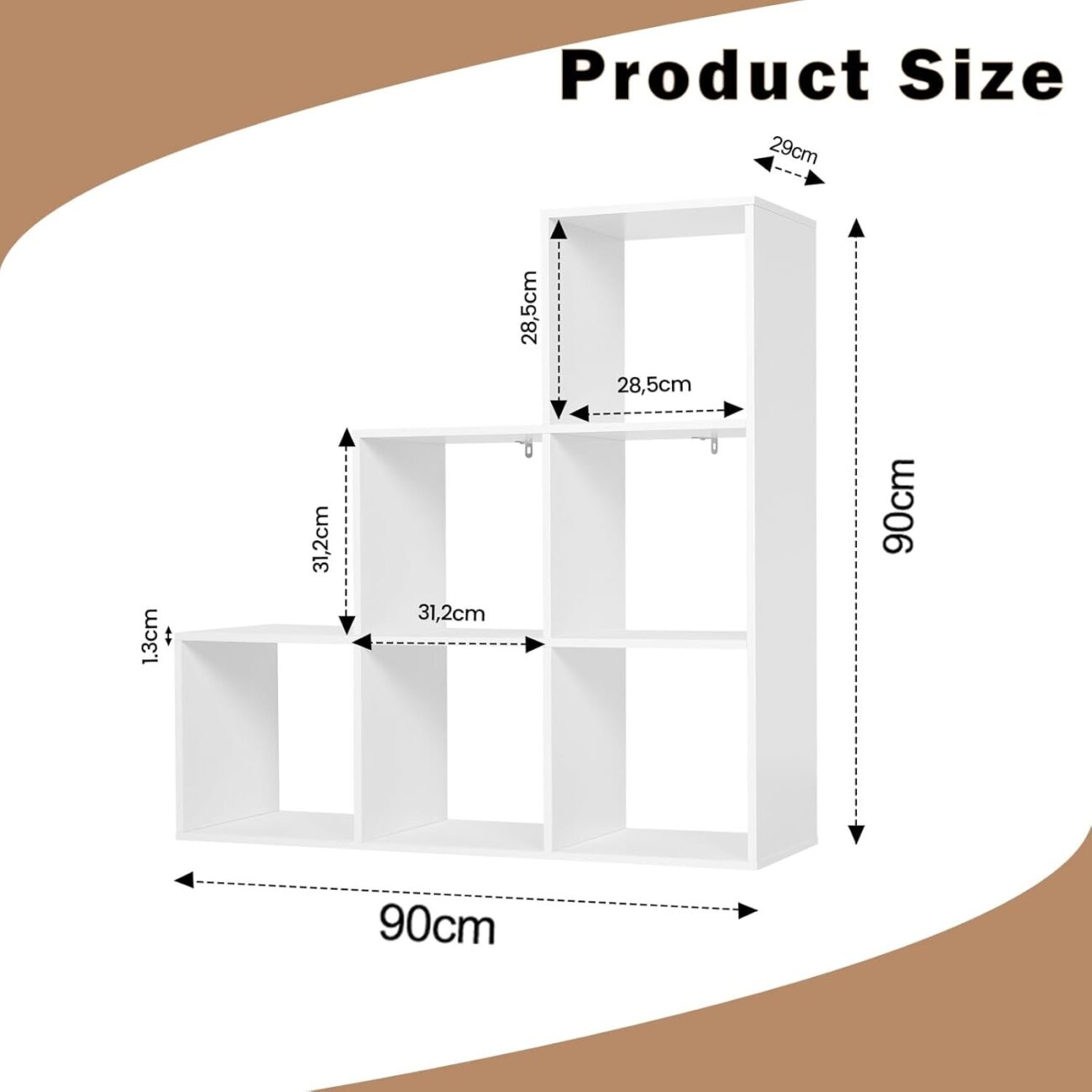 6 Compartment Shelf - Image 2