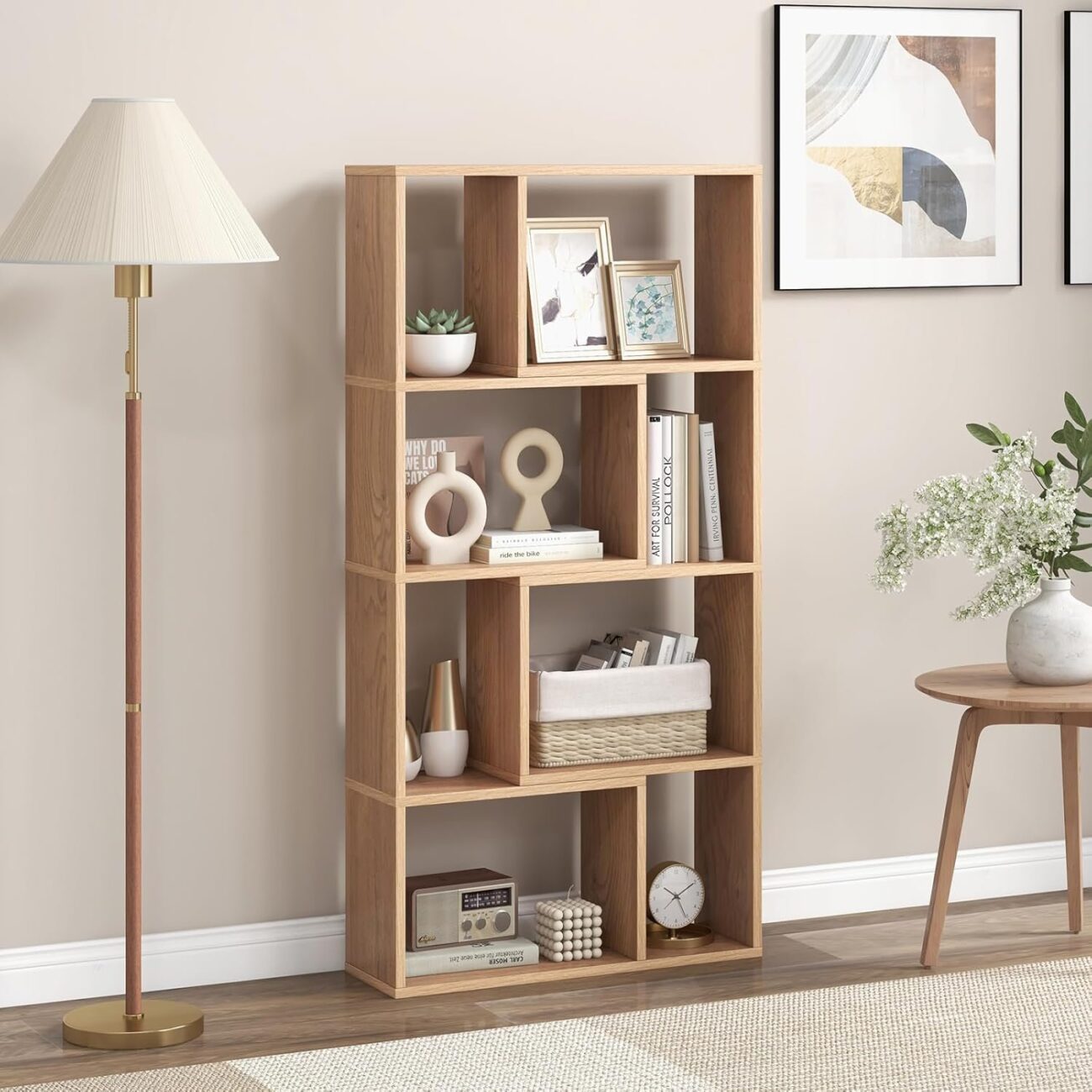 8-Cube Geometric Shelf