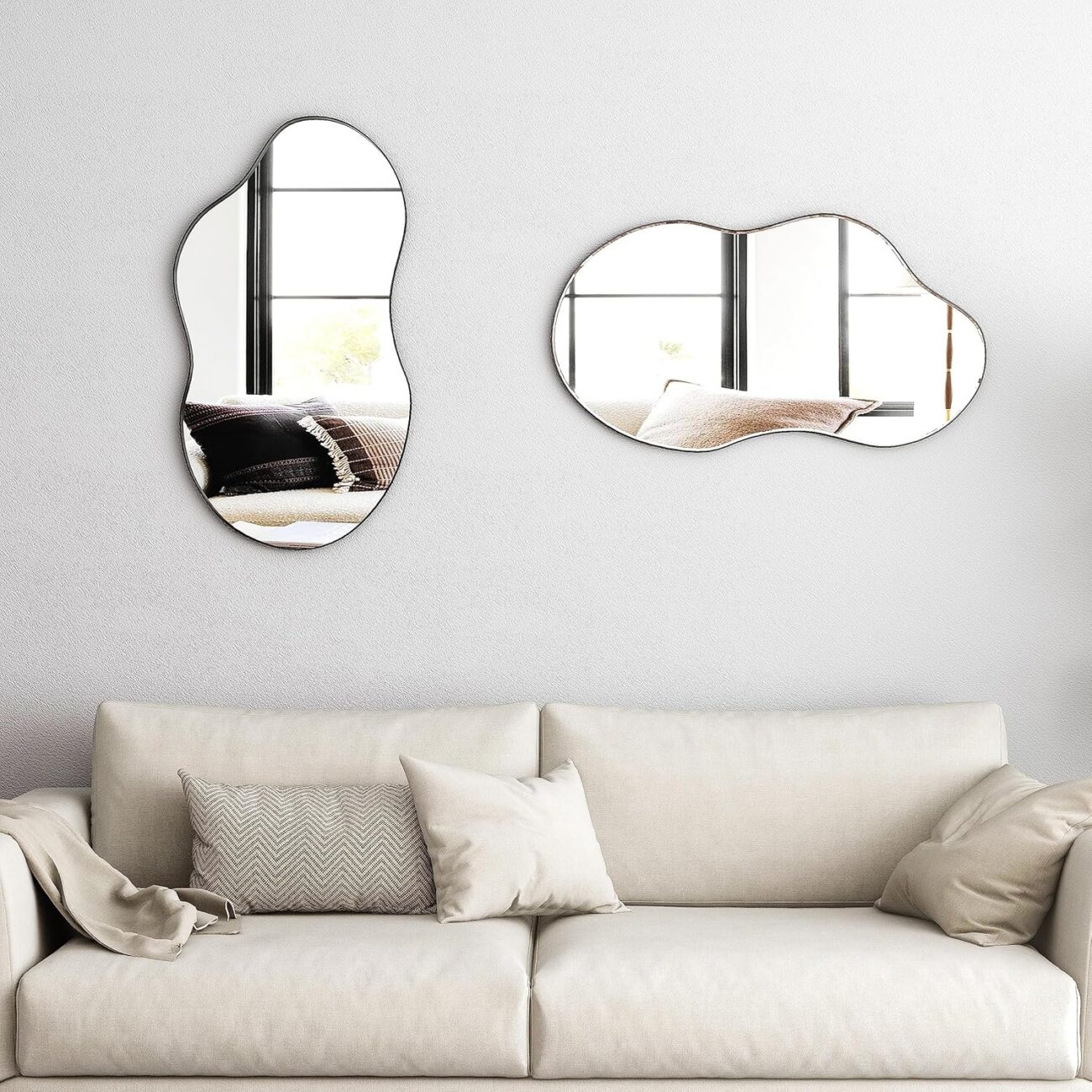 Asymmetrical Wall Mirror Decorative - Image 2