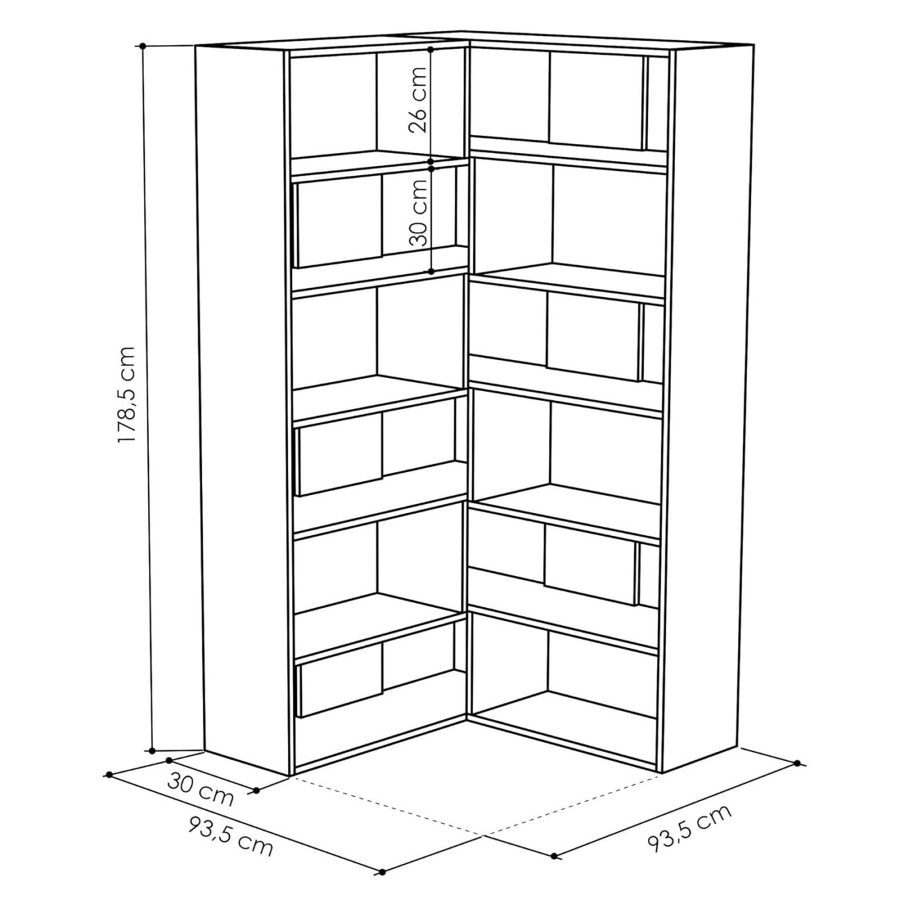 Corner Shelf with Many Color Options - Image 2