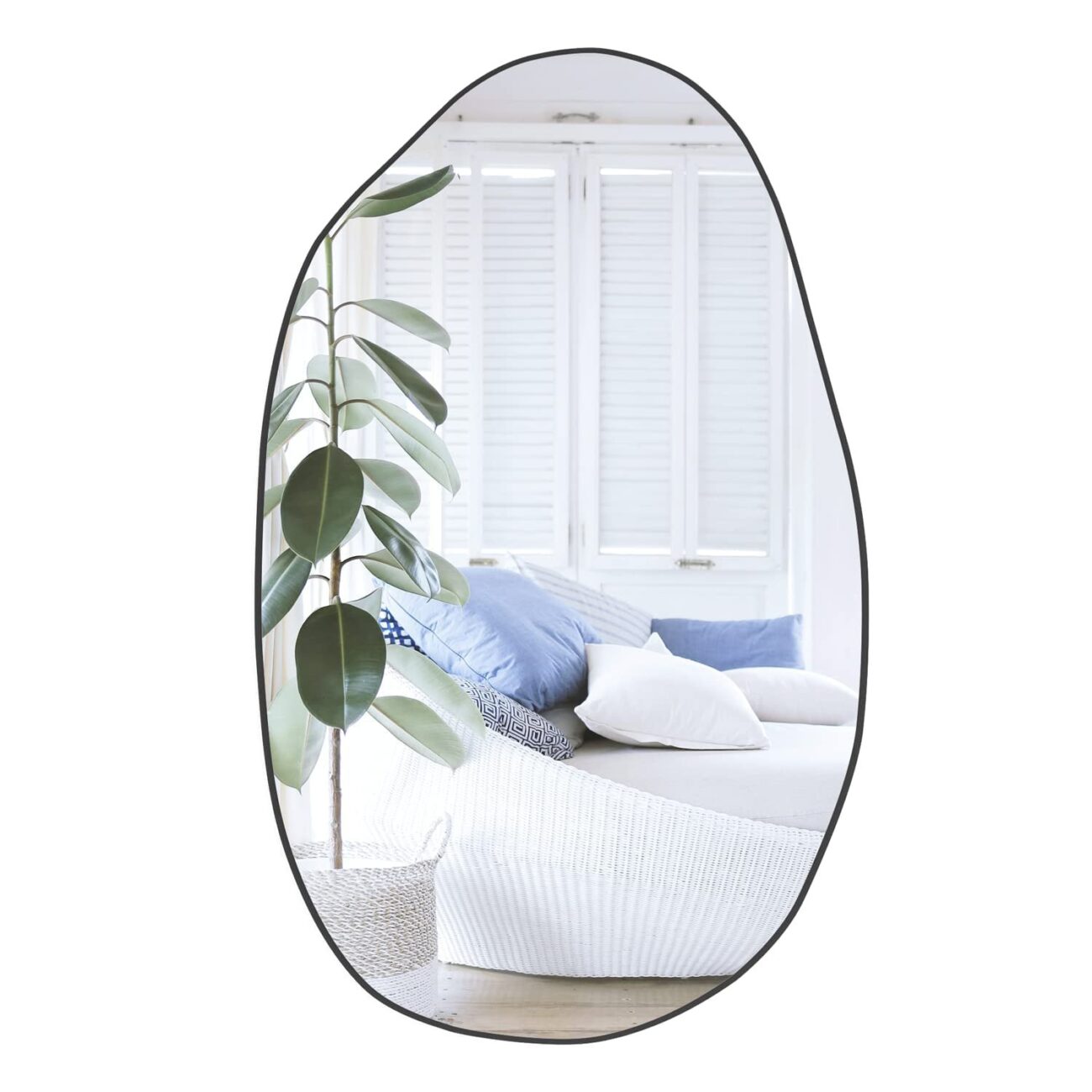 Irregular Wall Mirror 33.5" x 20.5"