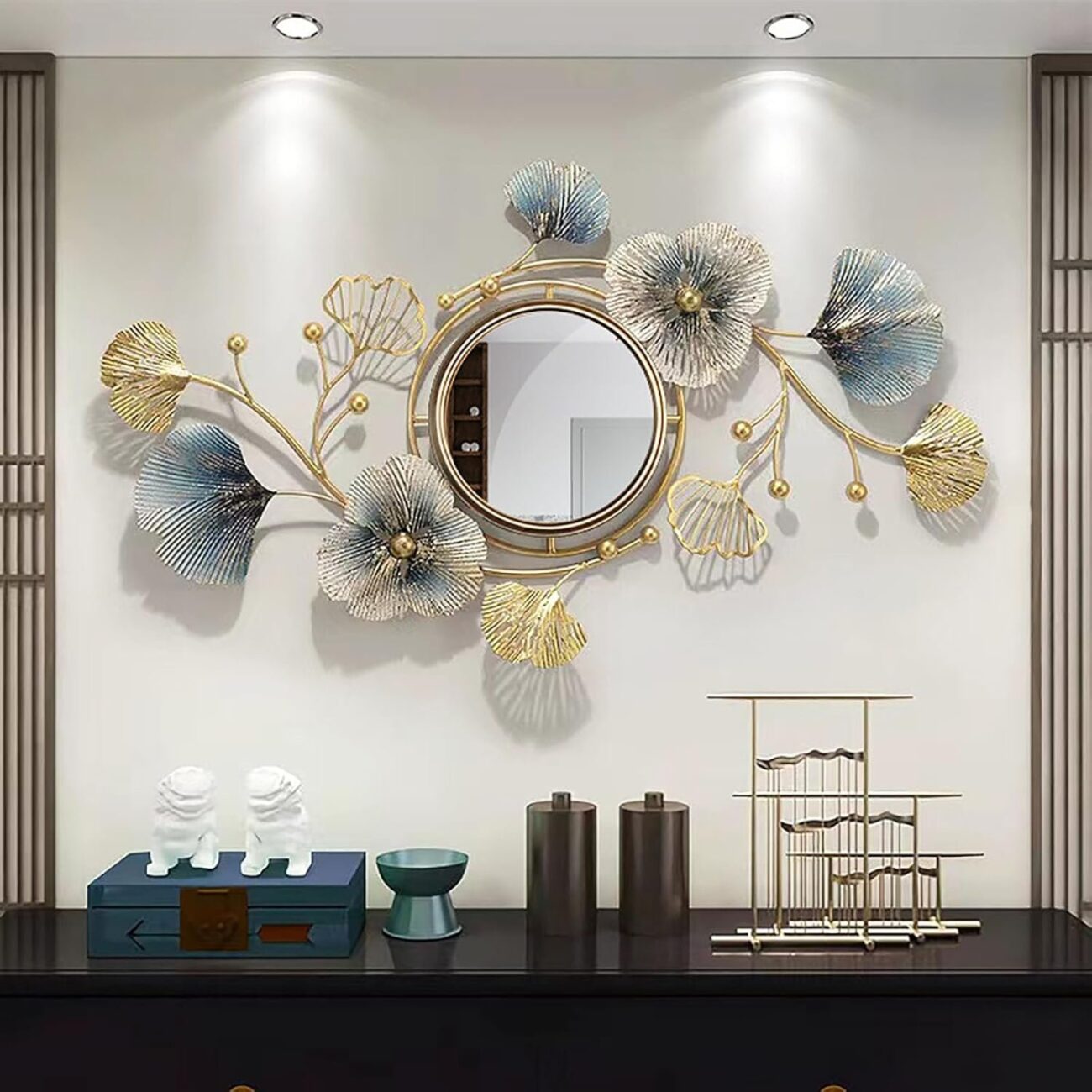 Leaf Large Wall Decor for Entryway Bedroom Living Room Bathroom Vanity - Image 3