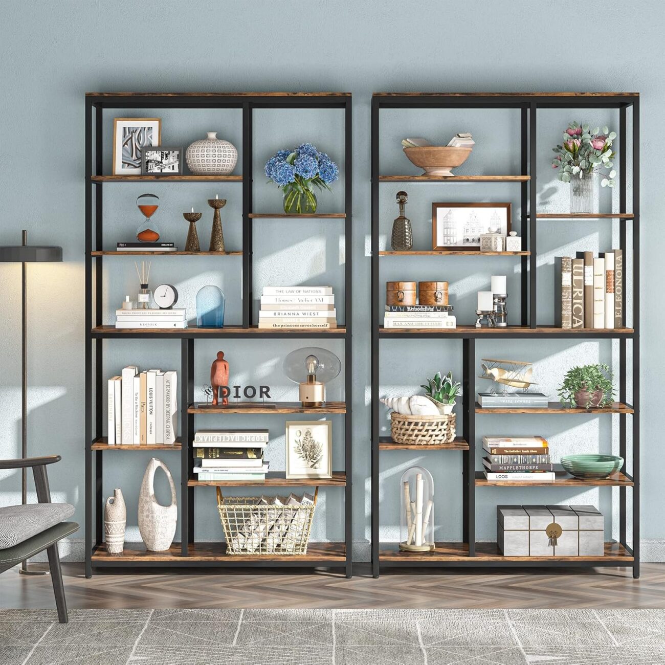 Modern 8 Layers Staggered Shelf - Image 4