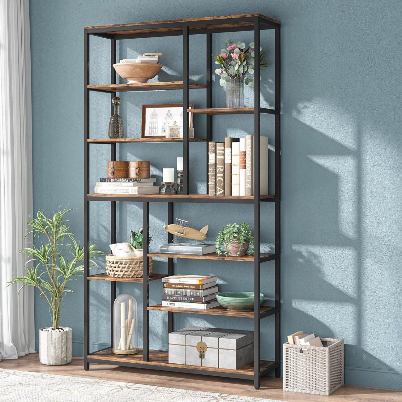 Modern 8 Layers Staggered Shelf - Image 3