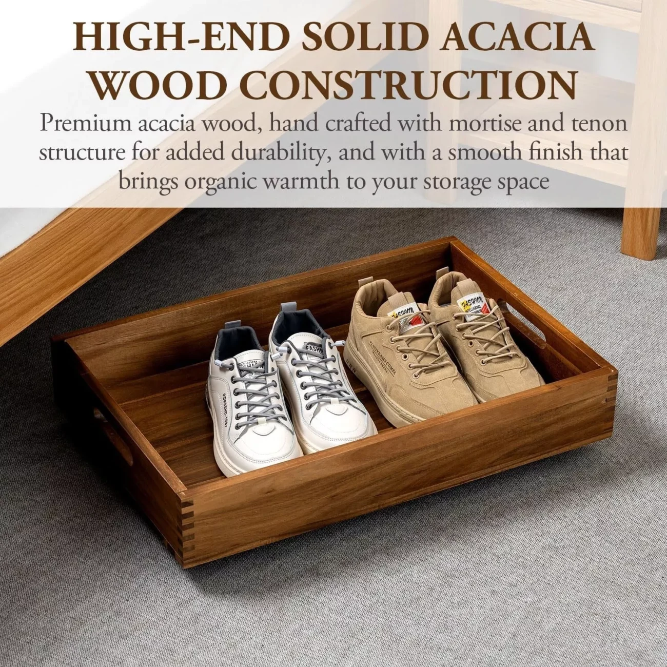 Rolling Underbed Shoe Rack Bedroom Organizer - Image 2