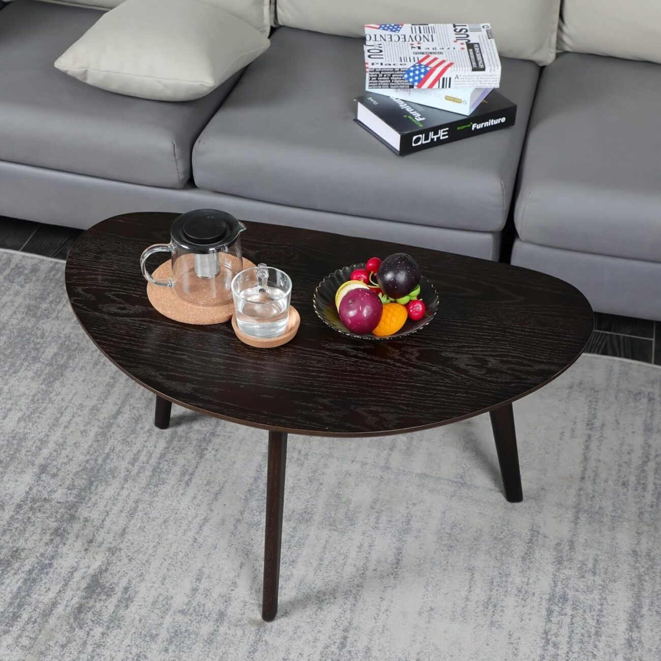 Small Oval Century Modern Center Table - Image 3