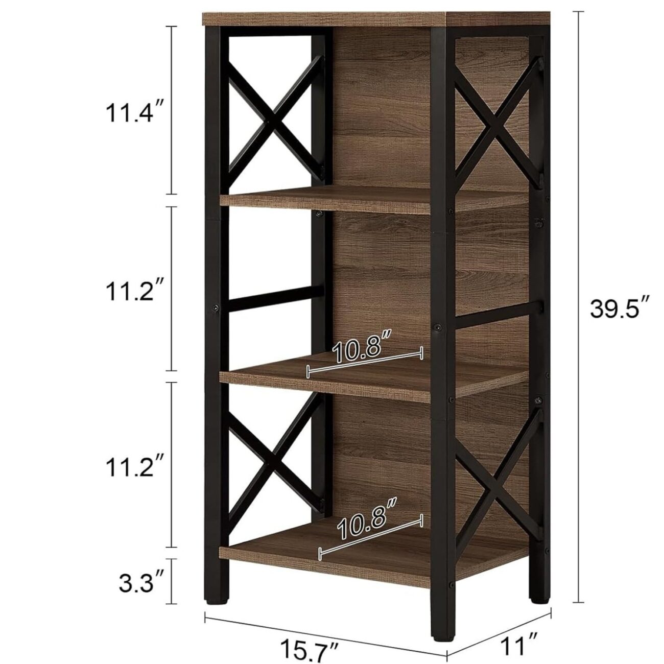 Small Shelf with Metal Frame - Image 2