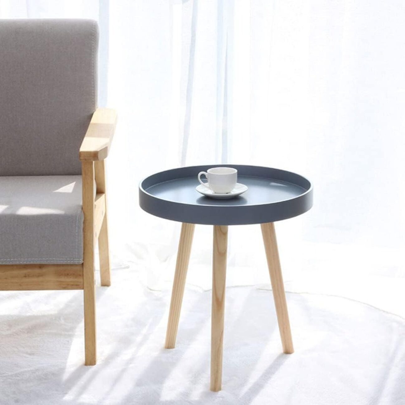 Small Table Wooden Tray Table