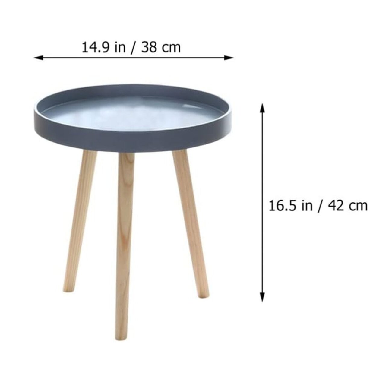 Small Table Wooden Tray Table - Image 2
