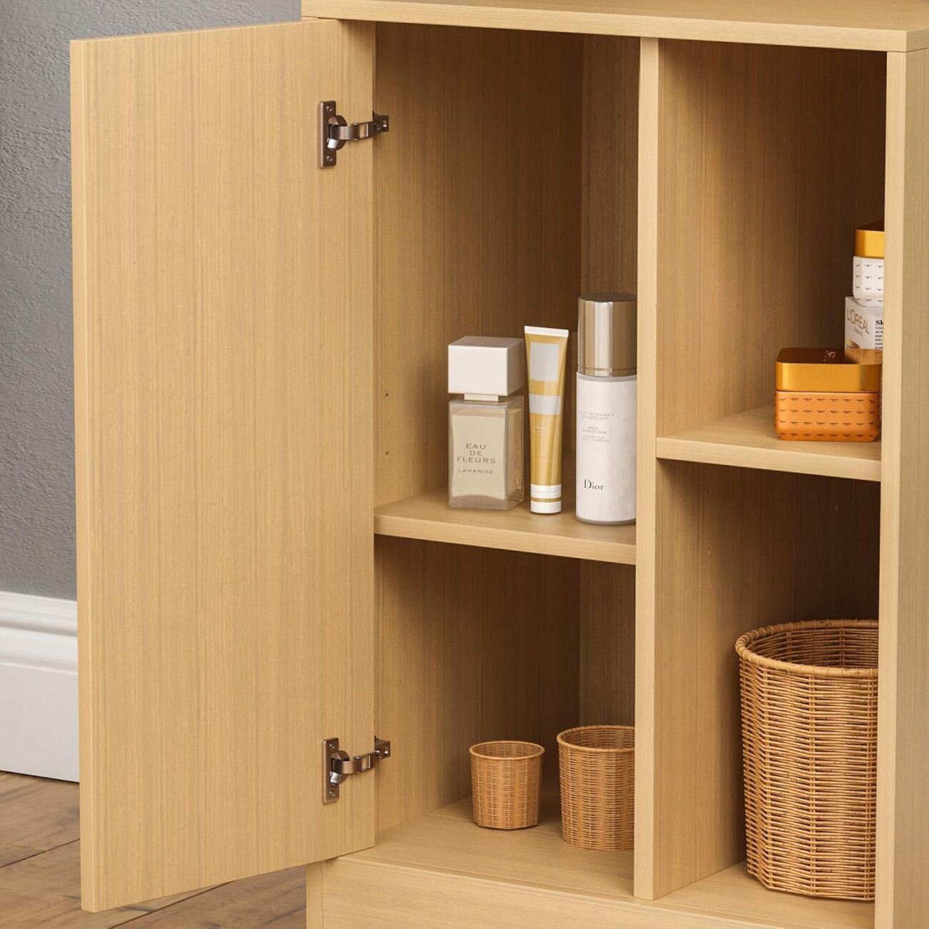 Vanity Standing Cosmetics Storage Desk Dresser Furniture - Image 4