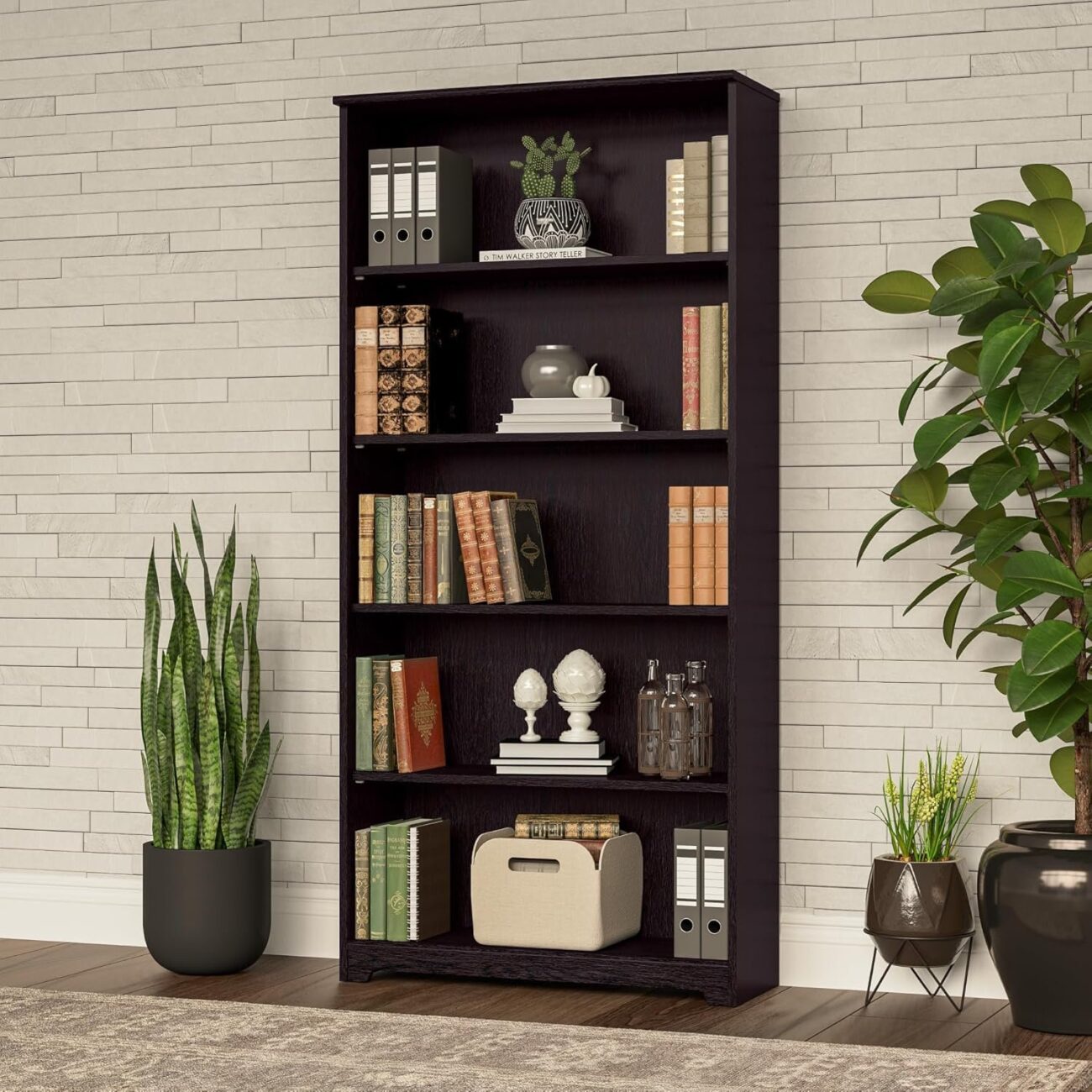Tall Standing White Shelf - Image 2