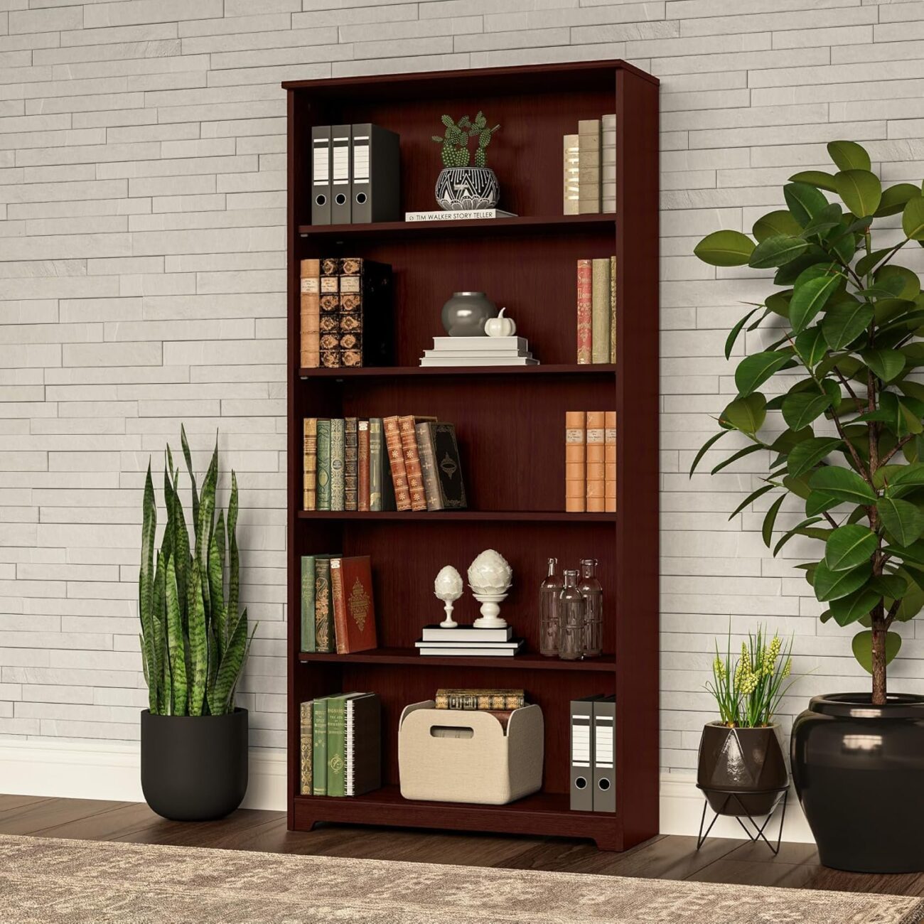 Tall Standing White Shelf - Image 3