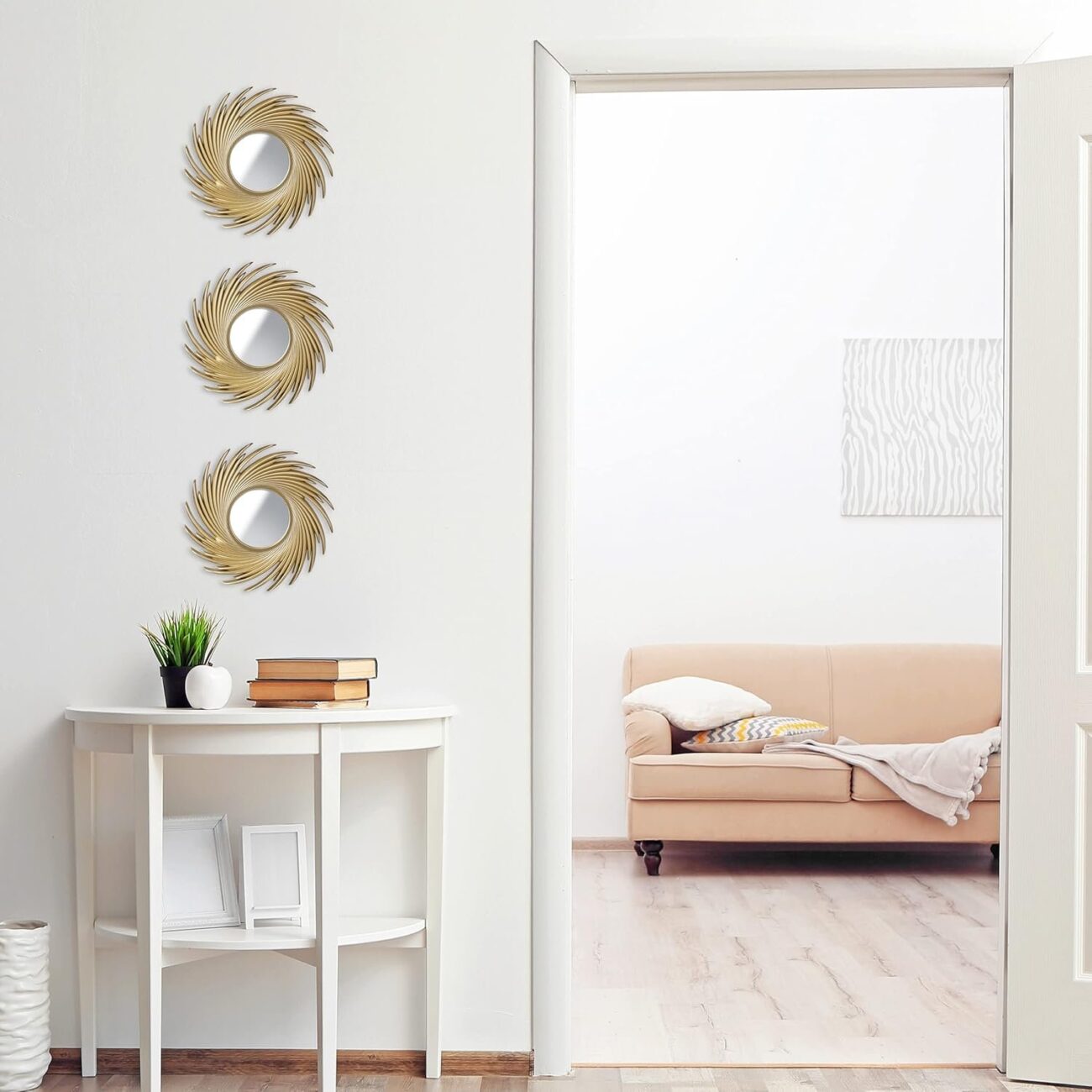 Round Suns - Set of 3 Mirrors